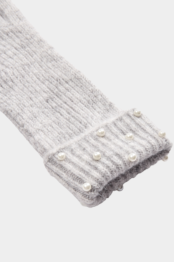 GLOVES NUMPH - 0510 LIGHT GREY MELANZE